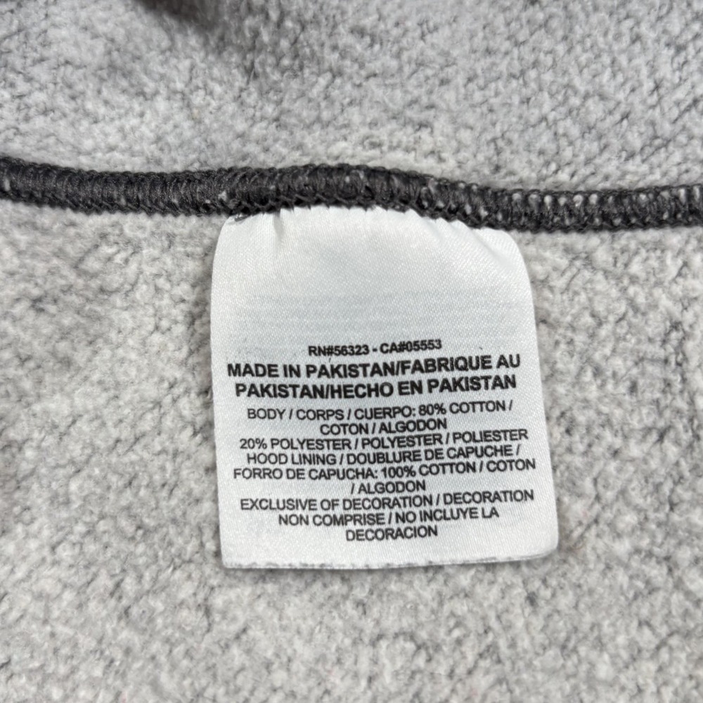Nike Sportswear Club Fleece Hoodie Sweatshirt Mens M Gray Embroidered 804346 071 - Picture 5 of 9